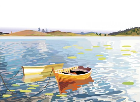 Пейзаж с водным простором