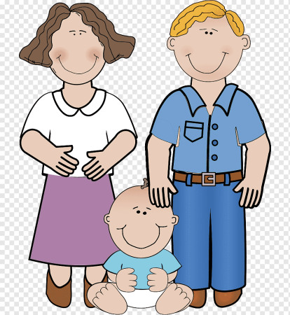 Дети и взрослые мультяшные