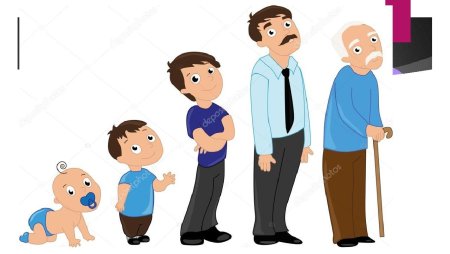 Мультяшная семья с 3 детьми