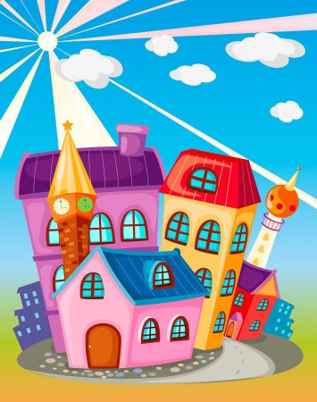 Мультяшные домики