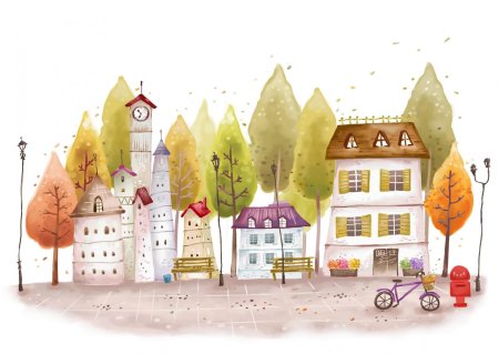 Мультяшный городок