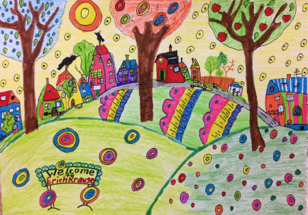 Детский городок рисунок