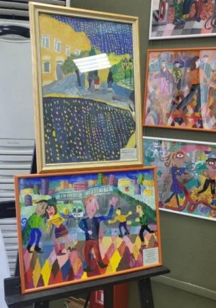 Рисование тигра на природе