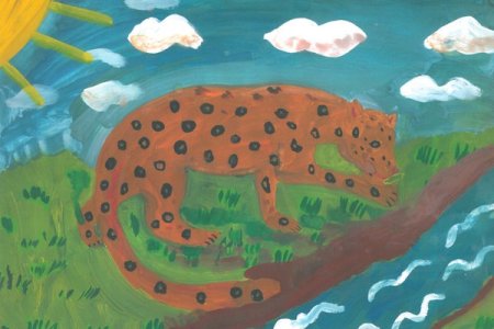 Мой поселок рисунок