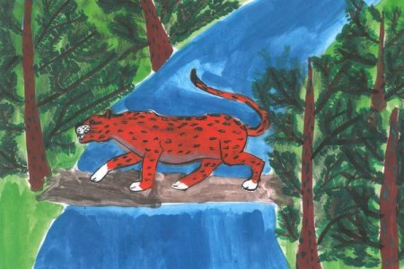 Летний пейзаж 1 класс