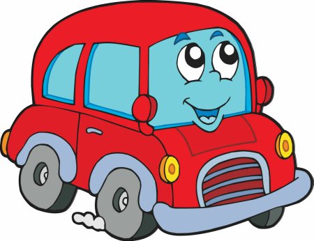 Машинка мультяшный