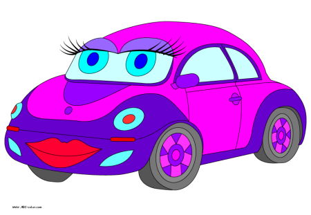 Мультяшный автомобиль