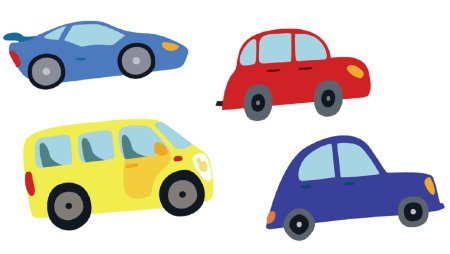 Цветные машинки для детей