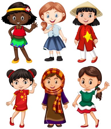 Дети разных наций