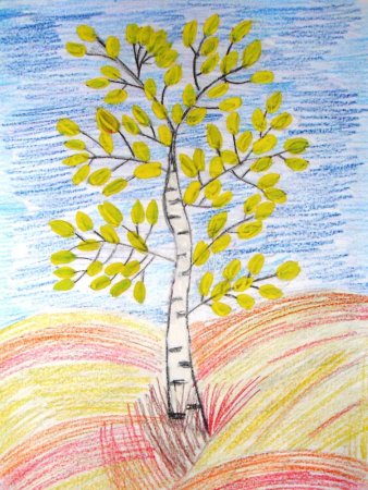 Рисование осень