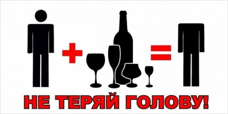 Плакат на тему алкоголь