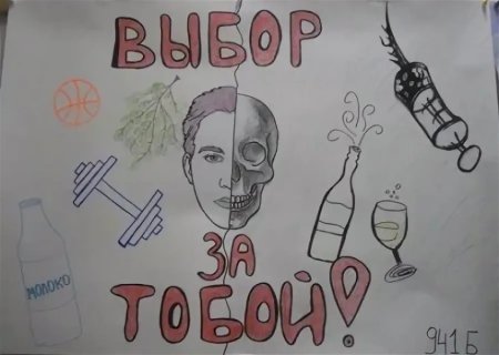 Раскраска на тему вредные привычки