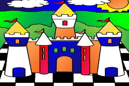 Шахматное королевство рисунок