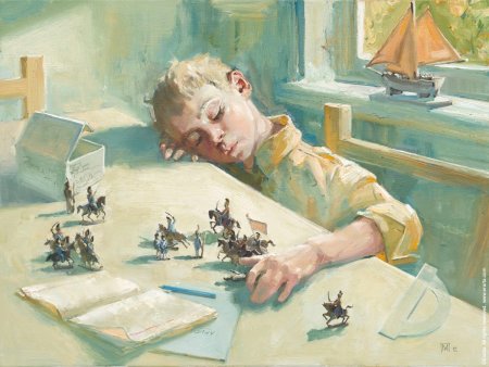 Картина школьники