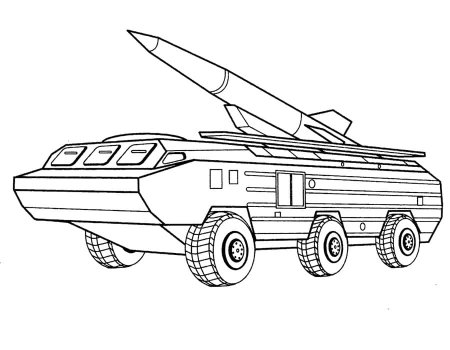 Раскраска. Боевая техника