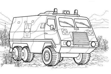 Боевые машины раскраска