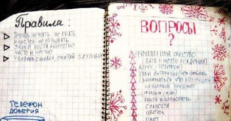 Анкета для друзей своими руками