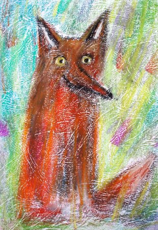 Рисование масляной пастелью для детей