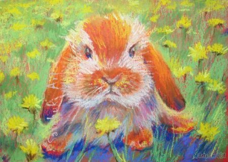 Рисование пастелью для детей