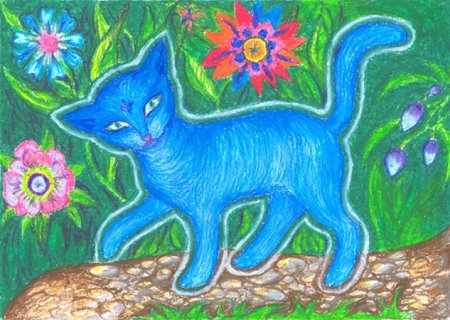 Рисование масляной пастелью