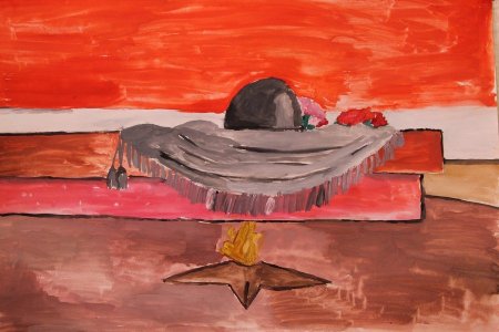 Рисование памятник неизвестному солдату