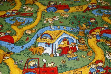 Палас 1*1,2м "каникулы" Нева Тафт