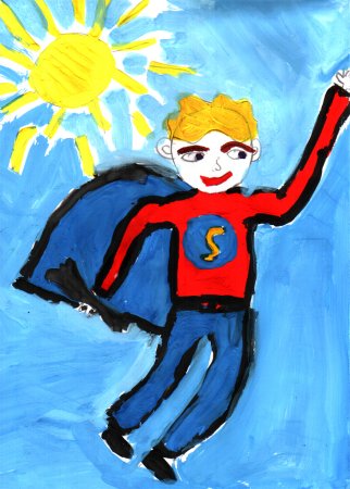 Конкурс рисунков супер папа