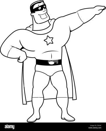 Рисунок отец Супергерой