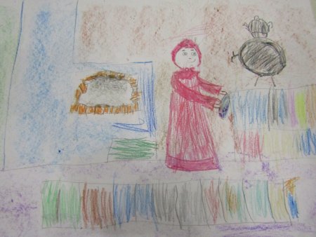 Рисунок казачки