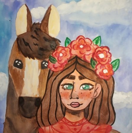 Мама казачка рисунок