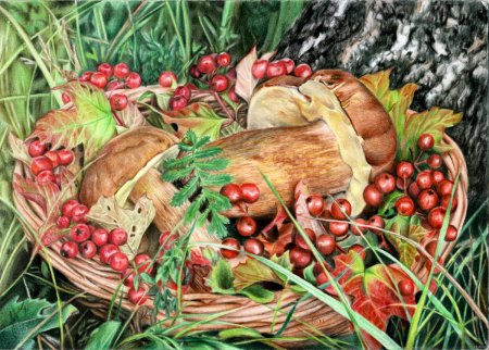 Картина осень для детей