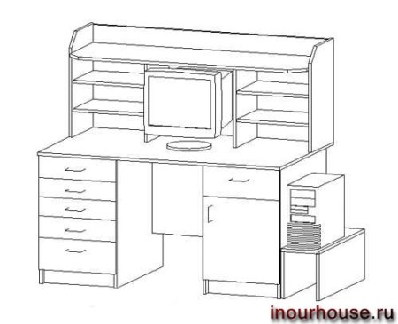 Стол раскраска