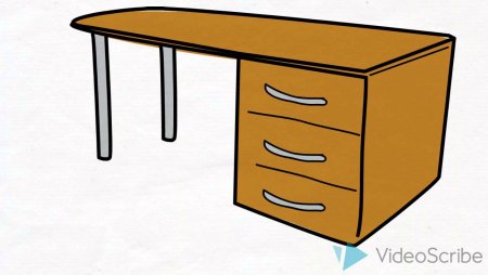 Письменный стол раскраска