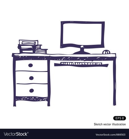 Компьютерный стол мультяшный