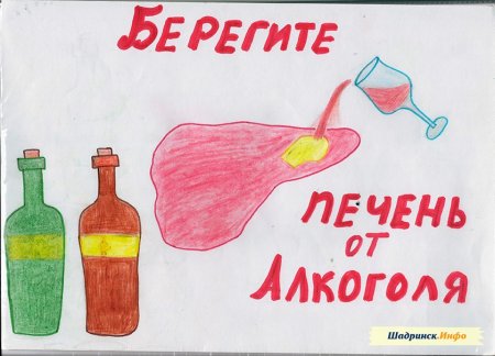 Плакат на тему алкоголь