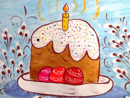 Праздник Пасха рисунок