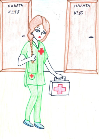 Дети рисуют врачей