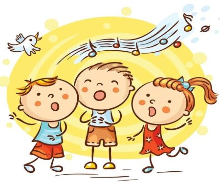 Картинка дети поют в детском саду