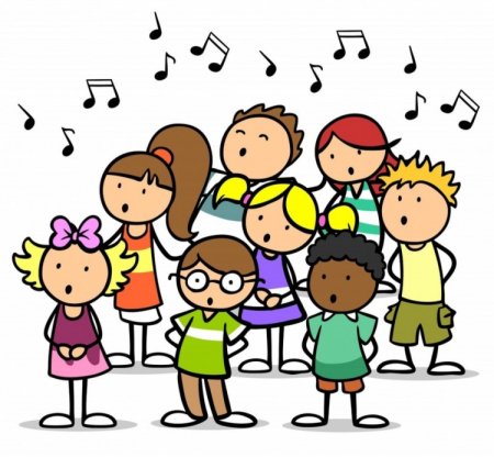 Мультяшные дети в Хоре