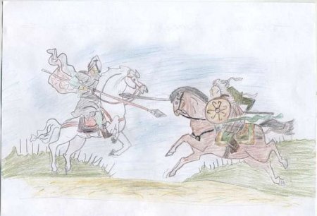 Война 1812 года Бородинское сражение рисунок