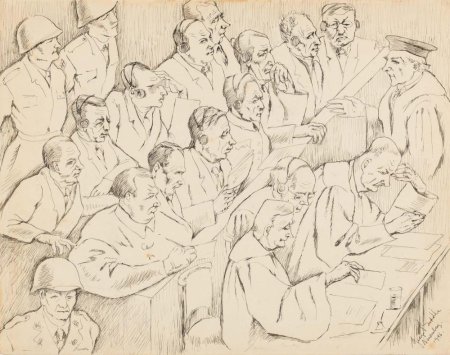 Кукрыниксы Нюрнбергский процесс 1946