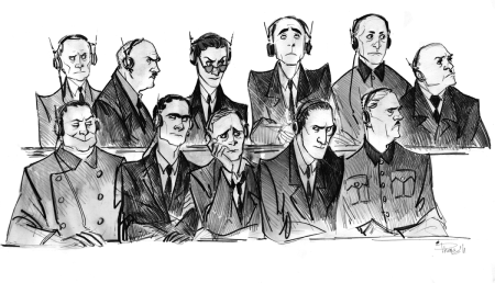 Нюрнбергский процесс рисунки