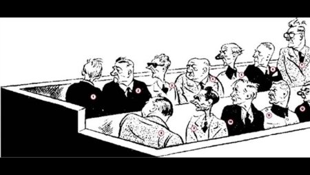 Нюрнбергский процесс рисунки