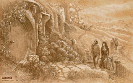 Средиземье Джона Толкиена рисунки