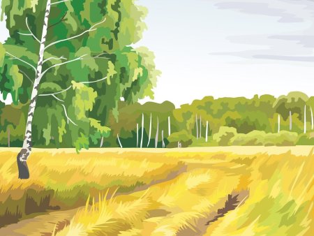 Детские пейзажи природы