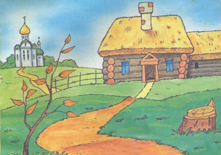 Деревянный мир рисунок