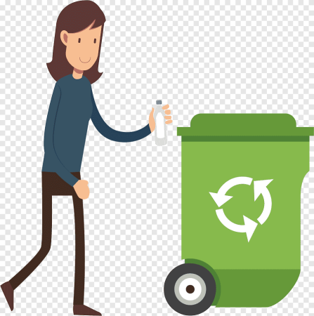 Сортировка отходов прозрачный фон