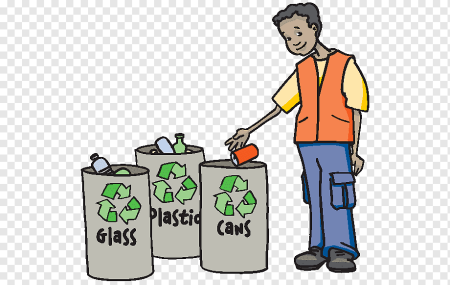 Переработка мусора анимация