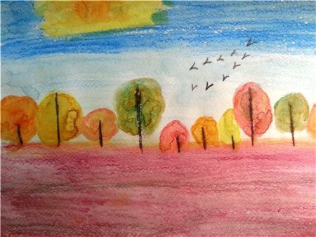 Пейзаж для первого класса