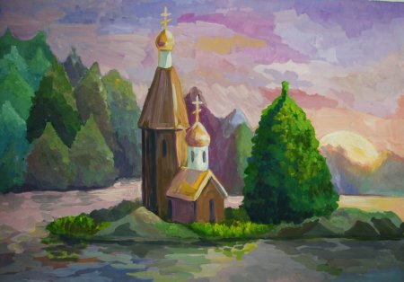 Зарисовка храма